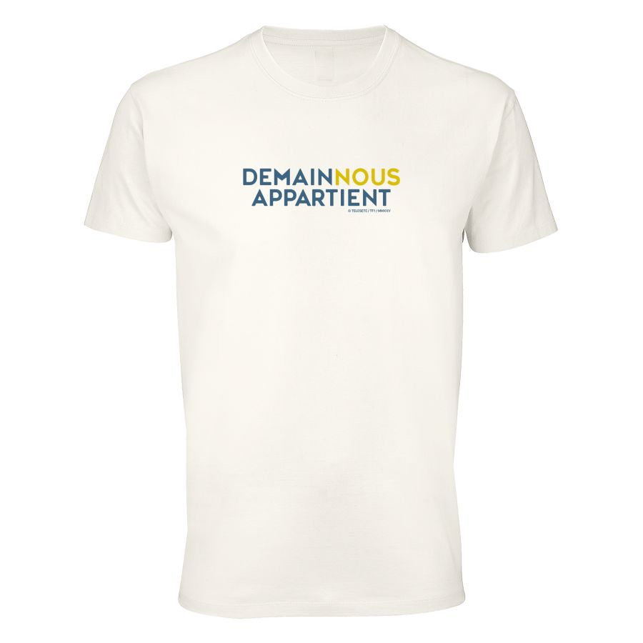 T-shirt écru – Logo Demain Nous Appartient