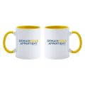 Mug DNA intérieur jaune – Demain Nous Appartient