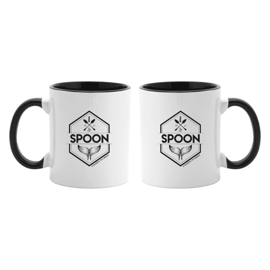 Mug Spoon – Intérieur noir