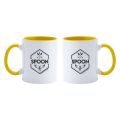 Mug Spoon – Intérieur jaune
