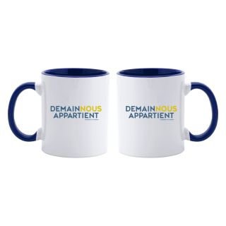 Mug DNA intérieur bleu – Demain Nous Appartient