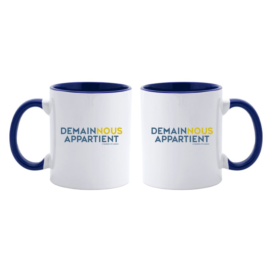 Mug DNA intérieur bleu – Demain Nous Appartient