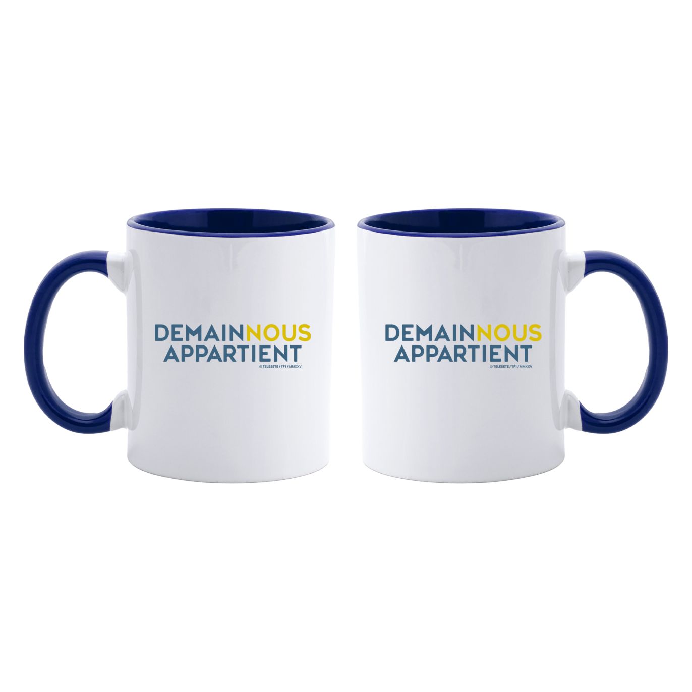 Mug DNA intérieur bleu – Demain Nous Appartient