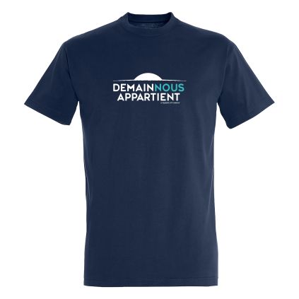 T-shirt bleu marine – Demain Nous Appartient