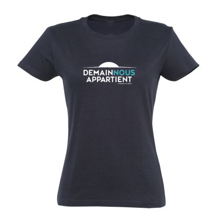 Tee-shirt femme bleu marine – Demain Nous Appartient