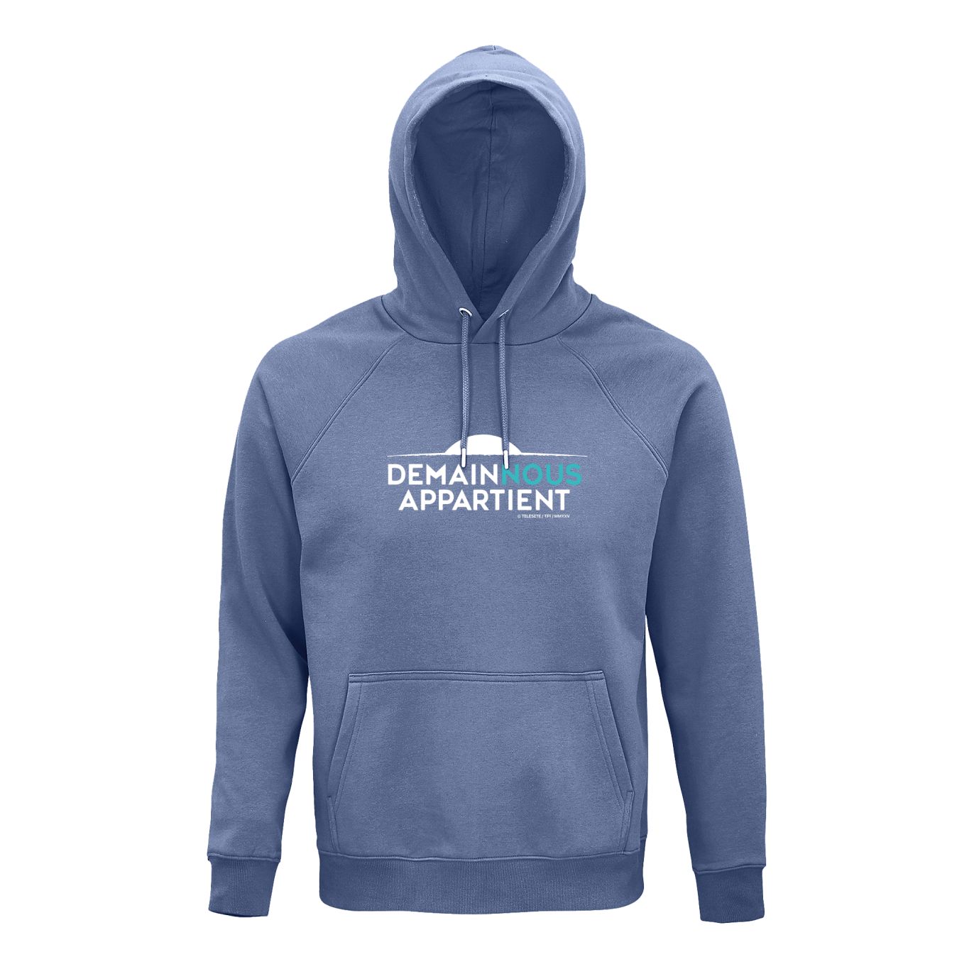 Hoodie bleu ardoise – Demain Nous Appartient