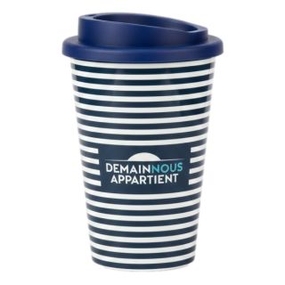 Gobelet nomade rayé – Demain Nous Appartient