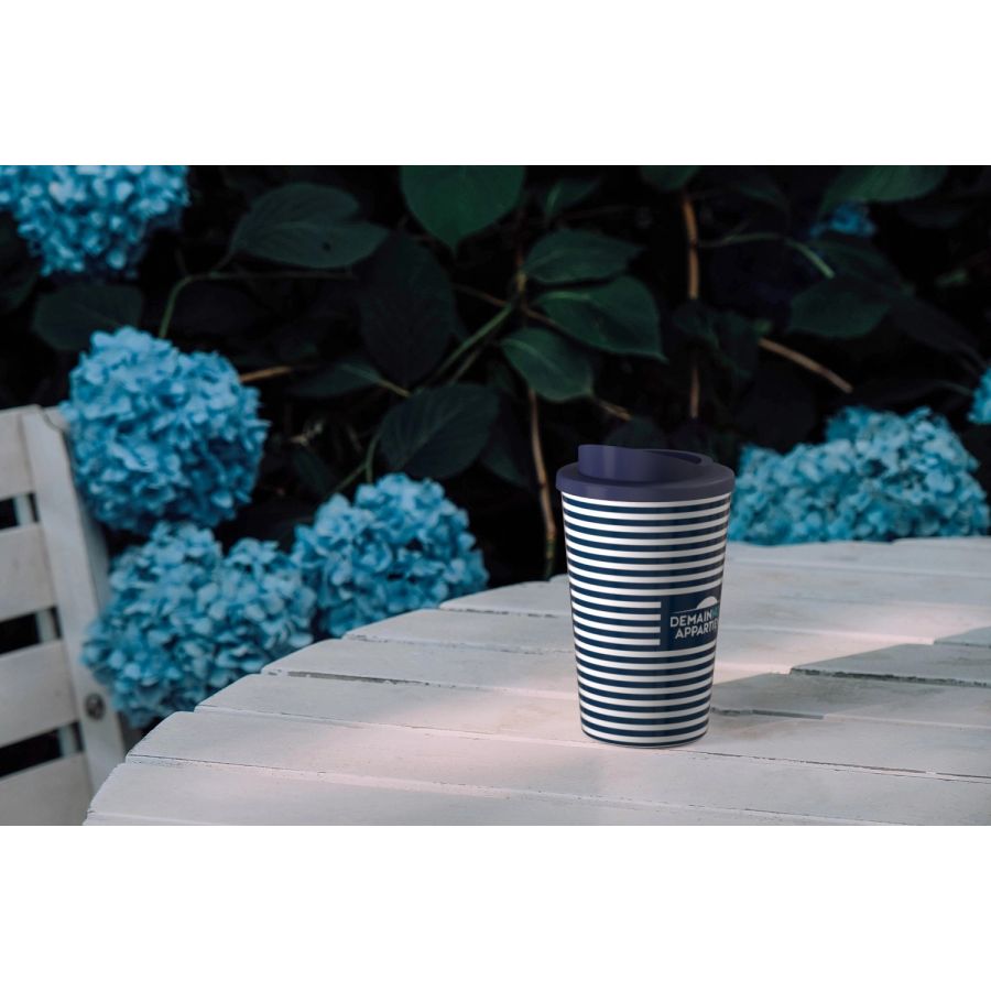 Gobelet nomade rayé – Demain Nous Appartient
